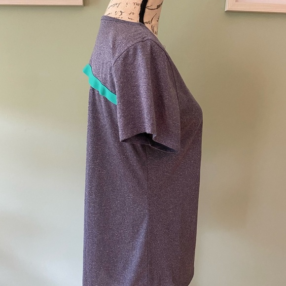 Women's Danskin Semi-fitted Short Sleeve Top Size Large - Picture 3 of 6